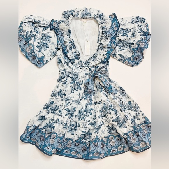 Love The Label REMY DRESS- BERYL BLUE - Picture 3 of 5